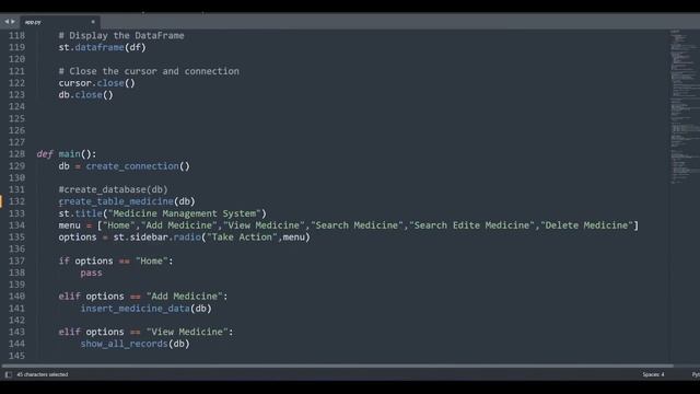 Python web application CRUD operation | Python MySQL database management system | Streamlit MySQL смотреть онлайн