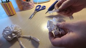 Красивые бантики для школы//мастер класс