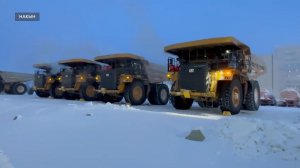 Новость от первого лица. На Накынской площадке МНГОК приняли новые карьерные самосвалы