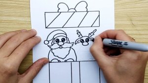 Супер Крутая ОТКРЫТКА на Новый Год 2021 своими руками, DIY | Открытка Раскладушка |Поделки из бумаг