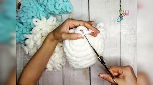 Ализе пуффи ипидан шапка /Шапка из Ализе пуффи