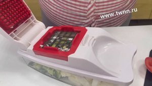 Греческий салат за 3 минуты. Овощерезка Пресс-компакт Tupperware
