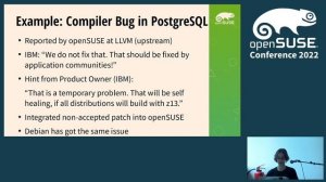 openSUSE Conference 2022 - Collaboration instead of Competition