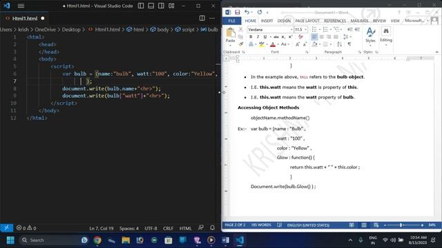 Javascript Objects | js DOM | javascript full course | object oriented programming | js methods  |F