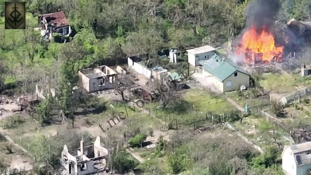 Уничтожение позиция боевиков ВСУ/Destruction Of The Ukrainian Positions