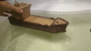 Топим корабль из Пластилина