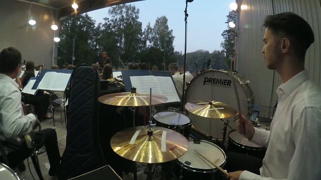 EUROPE - FINAL COUNTDOWN. URAL YOUTH SIMPHONIC ORCHESTRA. DRUMCAM. смотреть онлайн