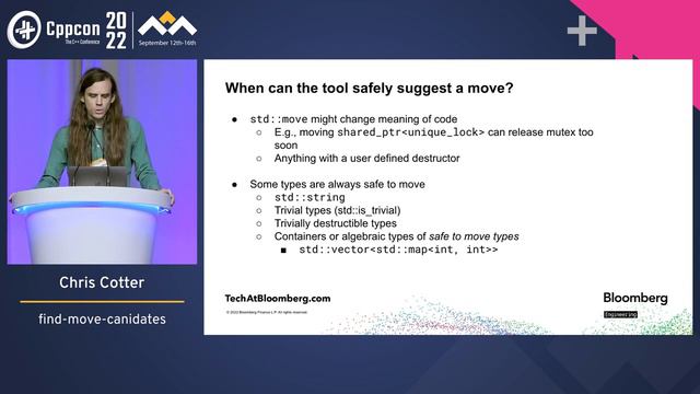 Lightning Talk_ find-move-candidates in Cpp - Chris Cotter - CppCon 2022