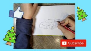 Как нарисовать  Audi R8 2020. Учимся рисовать машину Audi R8 2020.