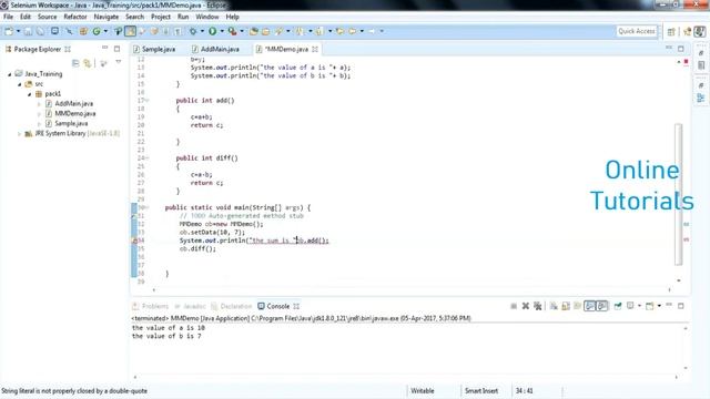 Selenium with Java Tutorials | Core Java Concepts Data Types, Method, Object, Class for Selenium