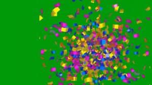 ФУТАЖ   (  ФЕЙВЕРК ИЗ БЛЕСТЯШЕК )   НА ЗЕЛЕНОМ ФОНЕ-ХРОМАКЕЙ