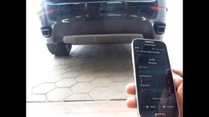 BMW E71 X6 M50D Active Sound Exhaust System WiFi / Smartphone