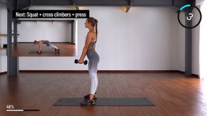 30 MIN FULL BODY HIIT Workout - With Dumbbells - For Strength & Cardio