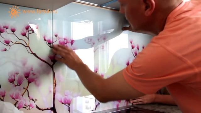 Производство фартука из стекла (видео) смотреть онлайн