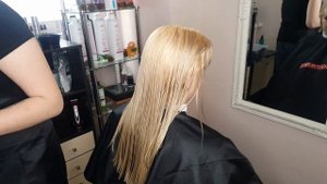 Окрашивание BLOND MATRIX Бежевый блонд 2019