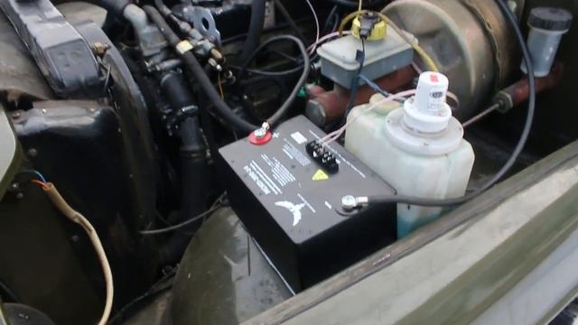 Суперконденсаторный модуль Феникс МСКП-390-14 на автомобиле УАЗ. смотреть онлайн