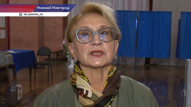 Наталья Назарова проголосовала в Автозаводском районе