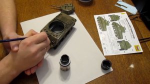 Сборка модели среднего танка М4А2 Шерман