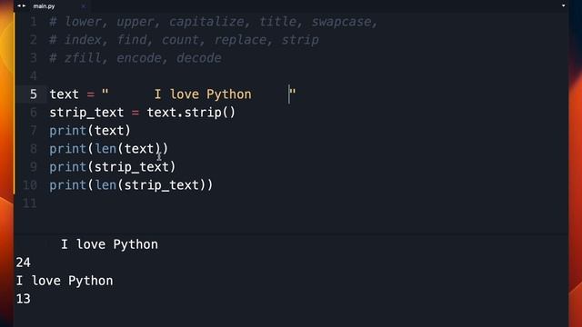 Python String Metodları (string methods) #python