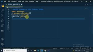 Internet SpeedTest Using Python For Beginners | Python Project Tutorial #22 | #PythonProjects