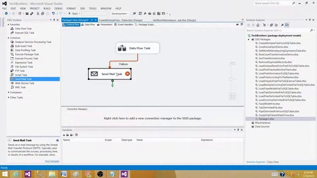 SSIS Interview Questions Answers | How to Send an Email on Data Flow Failure in SSIS Package
