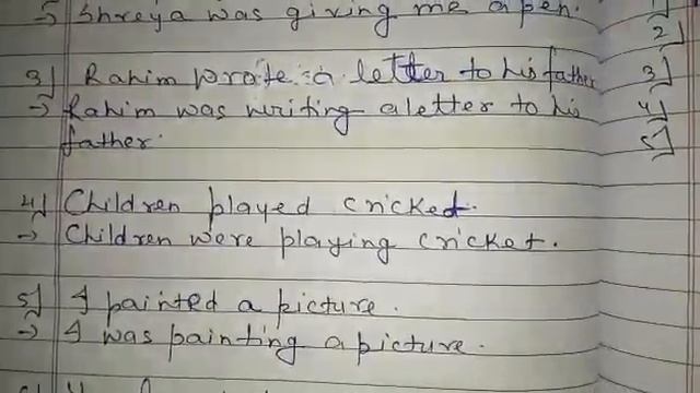 Changing sentences into past continuous tense смотреть онлайн