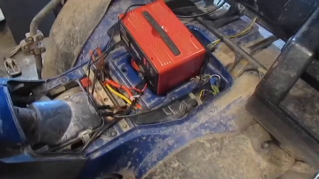 Cold starting the Yamaha bravo trapper ski Doo! смотреть онлайн