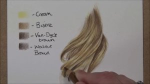 Drawing Tutorial: Realistic Blonde Hair In Coloured Pencil