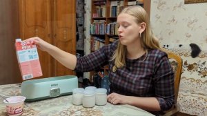 "Готовим полезный йогурт! Обзор йогуртницы  Kitfort KT-6039"