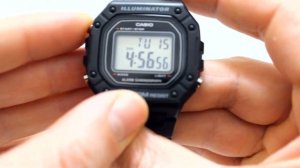 Часы Casio Illuminator W-218H-1A - видео обзор от PresidentWatches.Ru