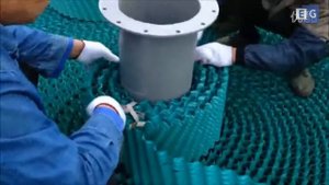 Установка наклонного коалесцентного модуля