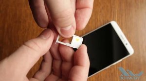 Как вставить SIM-карту в Huawei Mate 9 (XHW.BY)