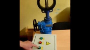 Работа электропривода Dendor серии QT с затвором 017W