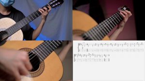 SCOTTISH FOLK SONG key of G Major classical guitar cover with tab