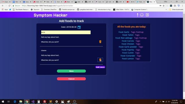 Symptom Hacker App - Redux Form Field Arrays смотреть онлайн
