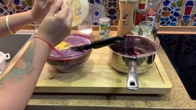 #готовимдома слоеный тарт с голубикой ???