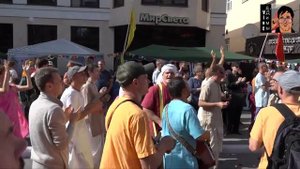 Курган. День города. Харе Кришна