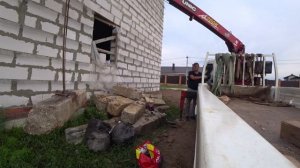 Самоделка для манипулятора   Захват для огрызков свай и  блока ФБС