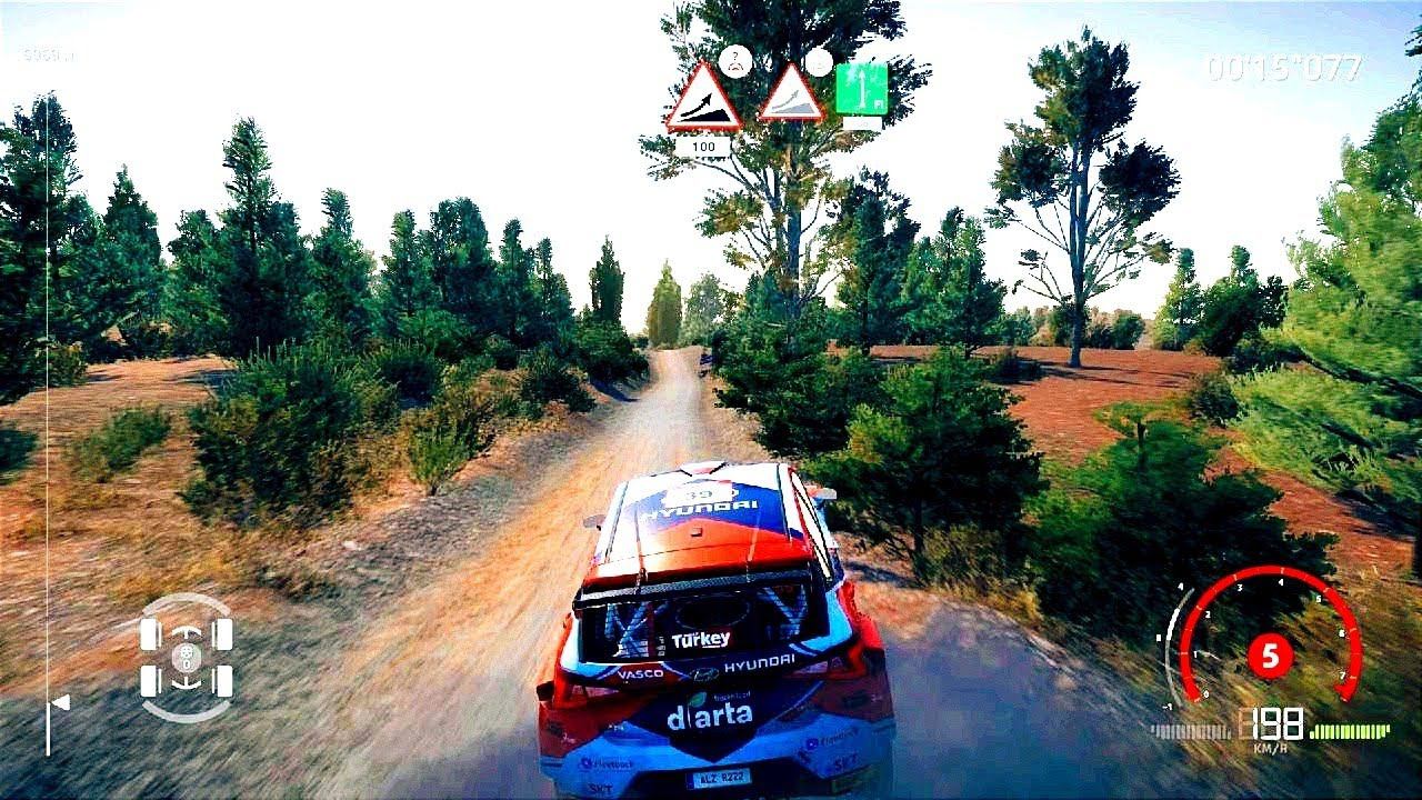 WRC Generations Rally Turkey(Datça revers) Hyundai i20 Rally 2 WRC(PS5 4k Daulsense)