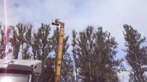 Проверка подъемника автовышки ЗИЛ ВС-22А