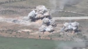 Работа Солнцепека ВС РФ по укрепам ВСУ.