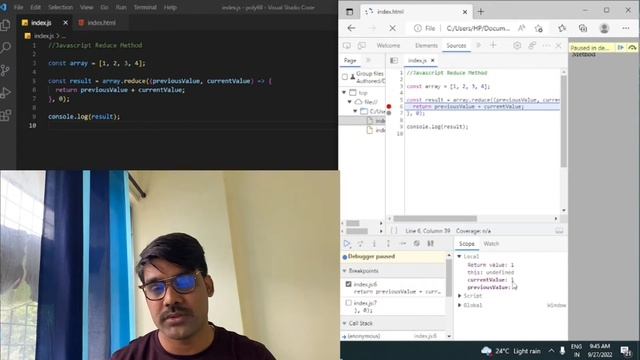 JavaScript Array.reduce |  Reduce Method in JavaScript | JavaScript Interview Questions, Mahesh Rau