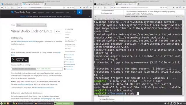 Install Visual Studio Code on Linux смотреть онлайн