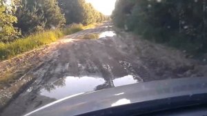 Hyundai Santa Fe II. Бездорожье россии видео.