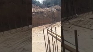 Установка ленточного фундамента под террасу