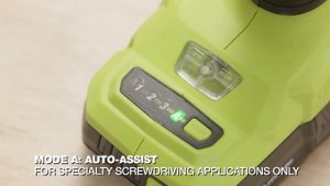 RYOBI RID18X Impact Driver: How-to Use the 4 Pre-Set Driving Modes