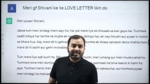 Shivani ke lie love letter by chat GPT ❤️?#shott  video ##whatsap p status ???