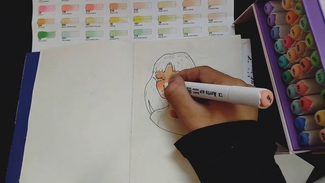 ОБЗОР НА МАРКЕРЫ ARRTX | пастельный набор маркеров