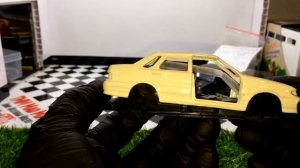 Распаковка посылки с БУ масштабными моделями машин