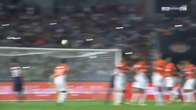 Фантастический дебютный гол Дани Алвеса за "ПСЖ" Daniel Alves free kick vs As Monaco 29.07.2017
